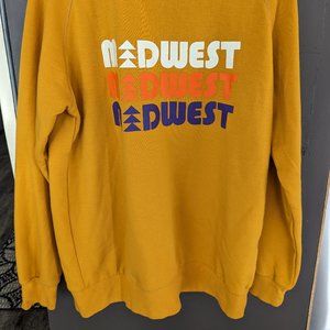 Midwest crew neck Sweatshirt cow x cacti brand size L
